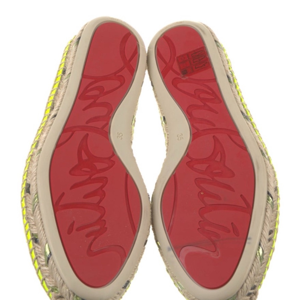 Christian Louboutin Espadrilles with Red Soles